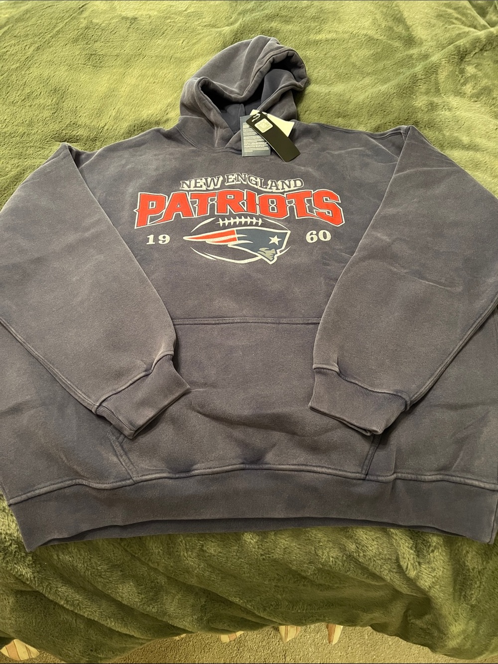 New Mens XXL ABERCROMBIE AND FITCH & NFL COLLABORATION Oversized hoodie.
